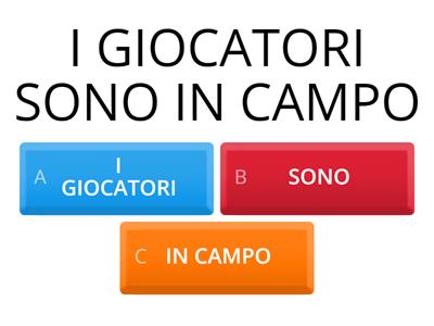 COMPLEMENTO DI LUOGO