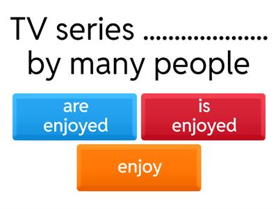 Passive voice present simple/past simple