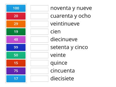 Escritura de números