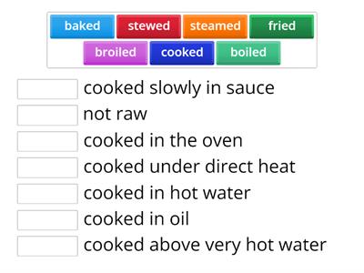 CCLC Cooking Adjectives