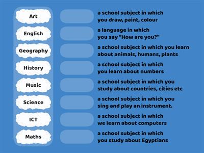 School Subjects De Caterina