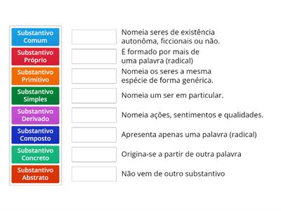 Classificação Substantivo