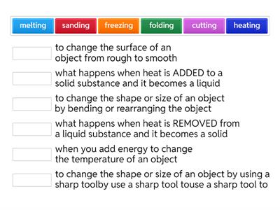 Match-up Changing Properties