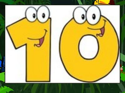 Числа 1-12 Numbers 1-12