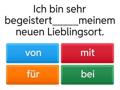 Adjektive mit Präpositionen A2/B1