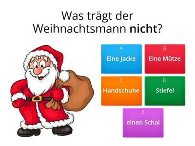 Weihnachtsmann Kleidung