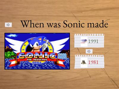 Sonic quiz