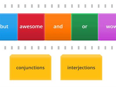 conjuction vs interjections