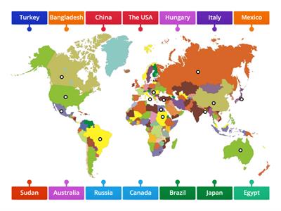 Countries quiz