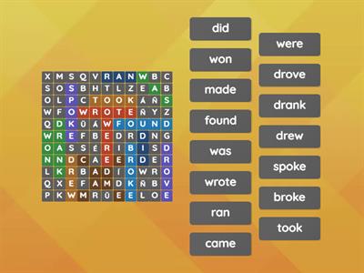 IRREGULAR PAST VERBS