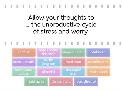 Spot it 2 Upper-Intermediate Vocab I.