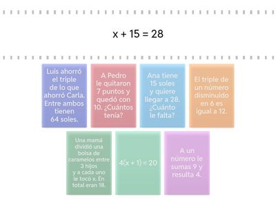 ECUACIONES DE PRIMER GRADO - 2do DE SECUNDARIA 