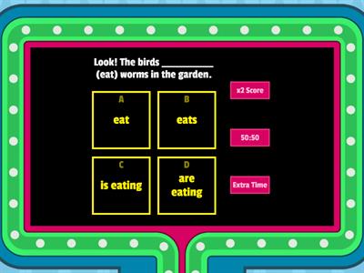 Simple present and Present continuous tenses