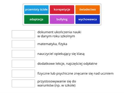 Ze szkolnego słownika