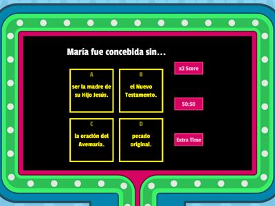 Quiz de la Virgen María.