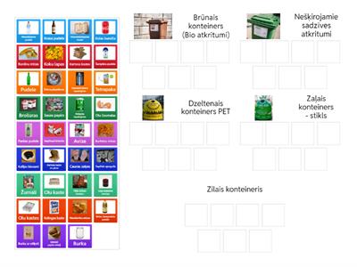 Atkritumu šķirošana 6. klase