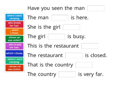 Relative Defining and Non-defining Clauses