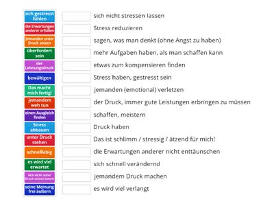 Wortschatz Stress