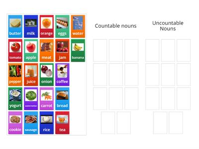 COUNTABLE AND UNCOUNTABLE NOUNS