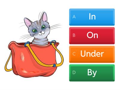 Prepositions: In, on, under