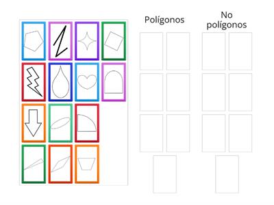 Figuras del plano - Polígonos y no polígonos