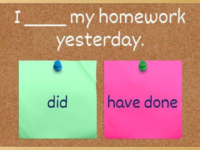 Present Perfect vs Past Simple