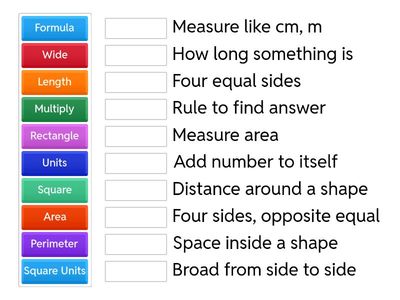 Geometry Terms and Definitions