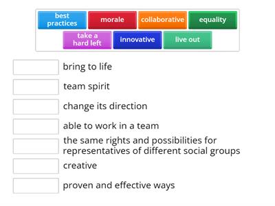 ESL Brains - Corporate culture B2 vocab revision