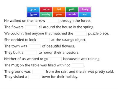 for Alina complete the gaps 