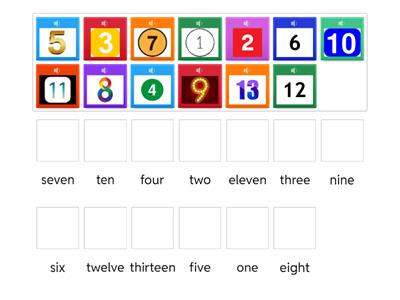 Aj3 - Numbers 1-13