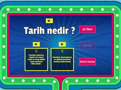 sosyal bilgiler  4. ünite gameshow