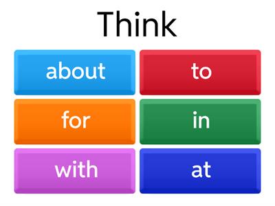 VERBS FOLLOWED BY PREPOSITIONS