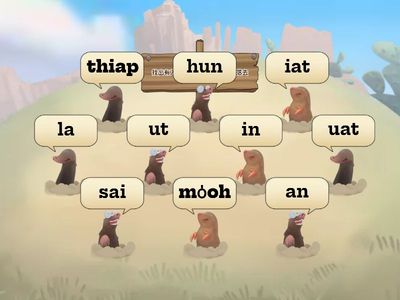 課文生字--[入聲字練習]請運用你敏銳的觀察力，迅速幫牛仔過關!