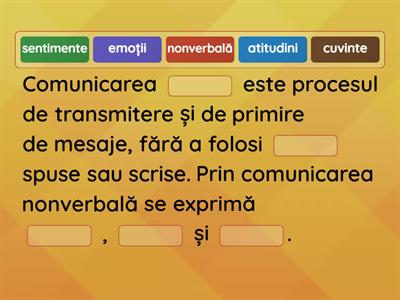 Comunicare nonverbală - definiție