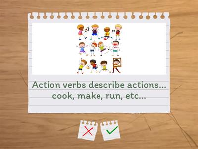 Action and Non-action verbs