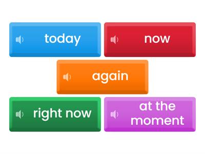 present progressive time expressions ביטויי זמן הווה מתמשך