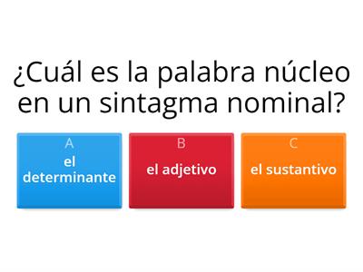 El sintagma nominal