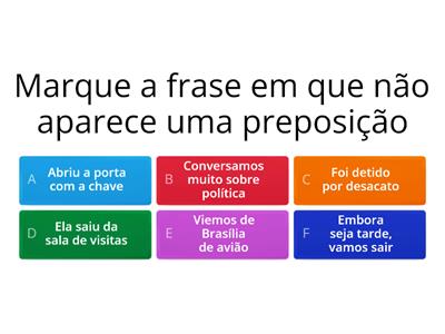 Preposições