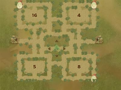 Liczebniki 1-20 (labirynt)