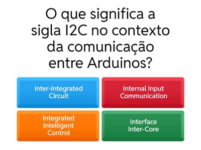 Comunicação I2C com arduino.