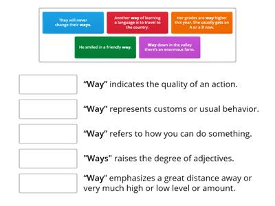 (A2 - U12) Key Word - WAY