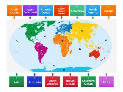 Continents and Oceans