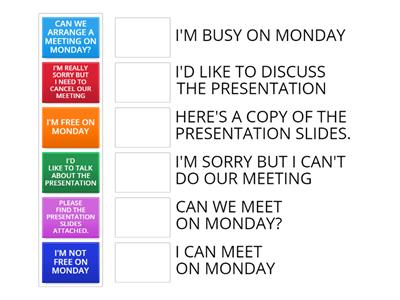 VOCABULARY: WRITING AN EMAIL