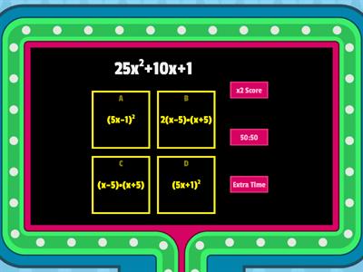 Scomposizione di polinomi: il quiz