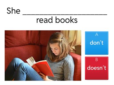 Present simple (negative)