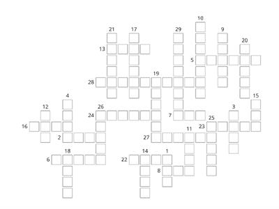 Irregular Verbs - Crossword #3