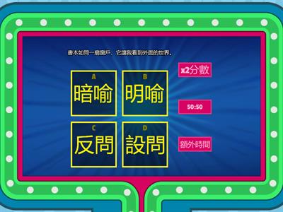 修辭_明暗喻、反問、設問