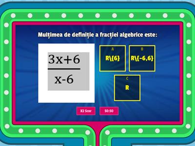 Fractii algebrice