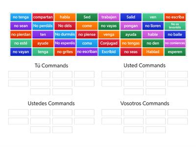 Commands Sort (all commands)