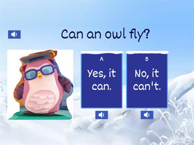  Can...? - Yes, it can/ No, it can't